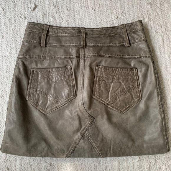 Lamb leather skirt from Denmark - Picture 3 of 4